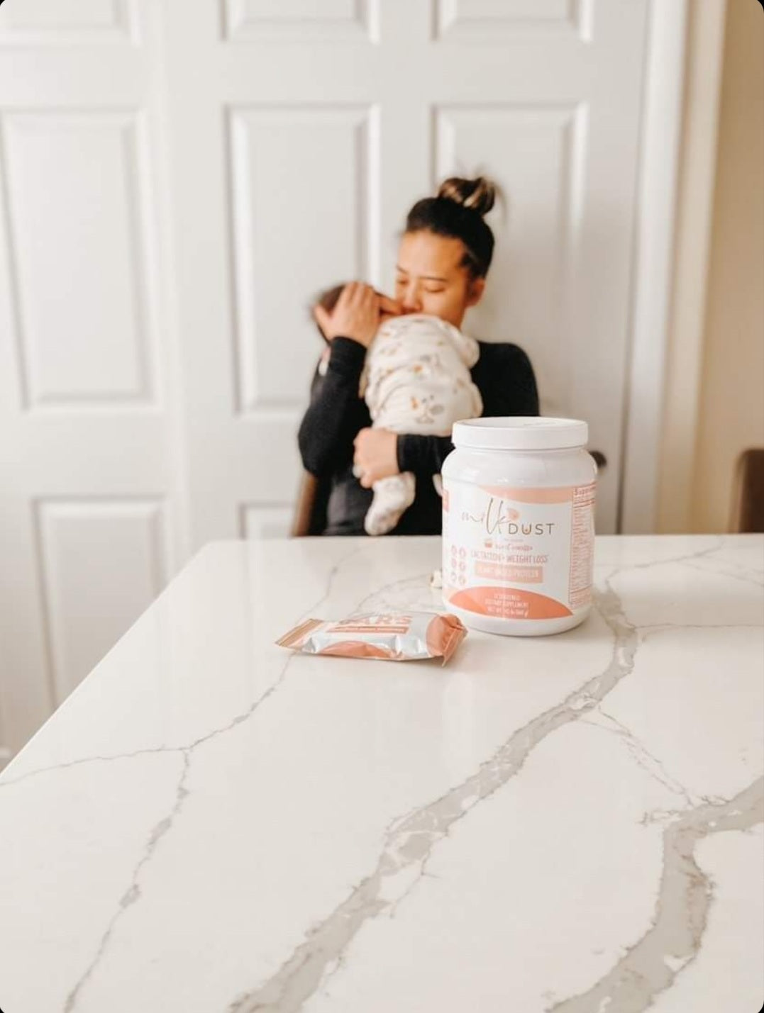 MilkDust for Moms logo