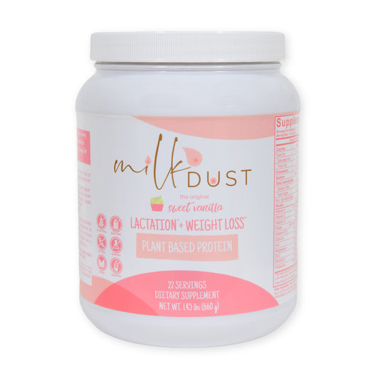 Milk Dust Breastfeeding Protein Powder For Milk Supply, Vanilla Flavor