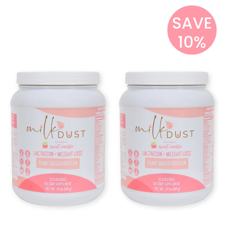 Milk Dust Breastfeeding Protein Powder For Milk Supply, Vanilla Flavor