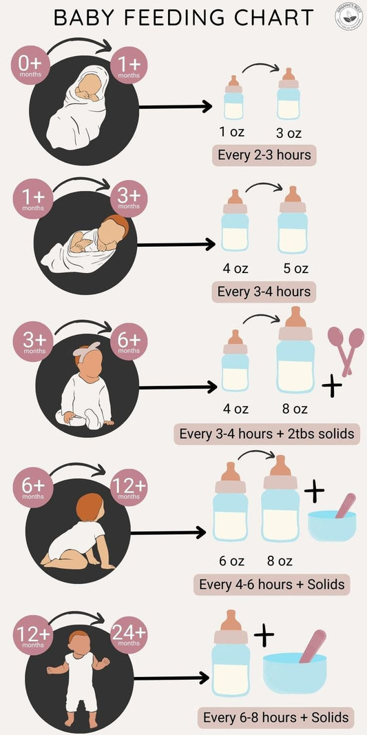 The Best Baby Feeding Charts on Pinterest