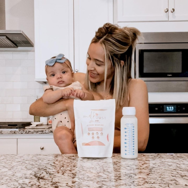 majka vs milk dust lactation protein powder