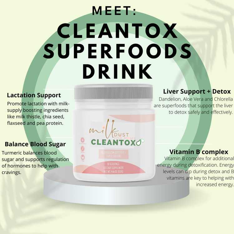 CLEANTOX Superfoods + Detox Drink PRESALE SHIPPING JAN 15th