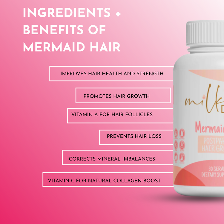 Mermaid Hair: Postpartum Hair Loss Supplement