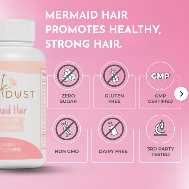 Mermaid Hair: Postpartum Hair Loss Supplement