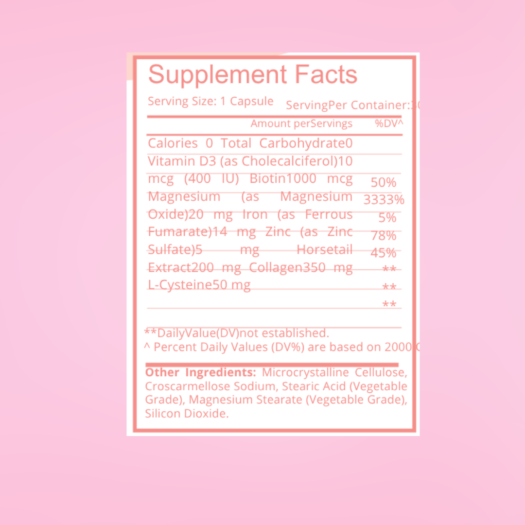 Mermaid Hair: Postpartum Hair Loss Supplement