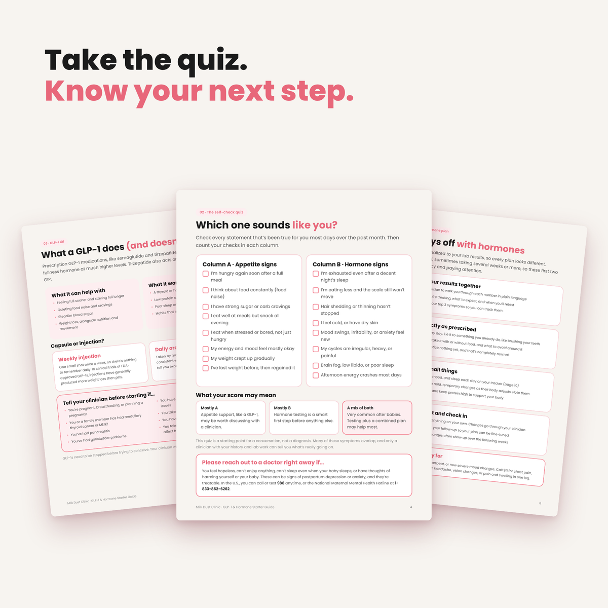 Free GLP-1 & Hormone Starter Guide for Moms | Milk Dust Clinic