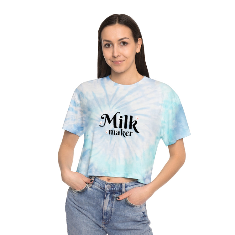 Milk Maker Tie-Dye Crop Tee