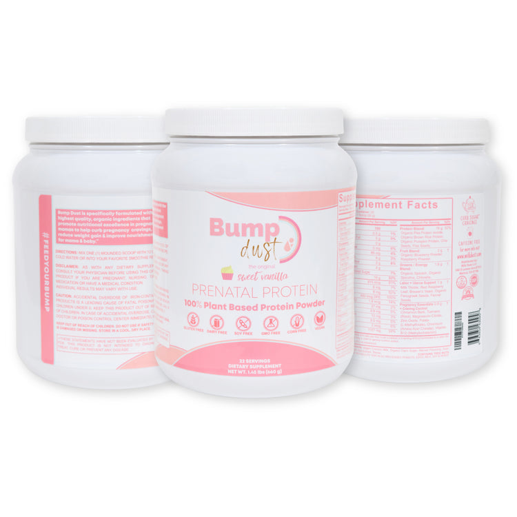 Bump Dust Prenatal Protein Powder + Prenatal Vitamin